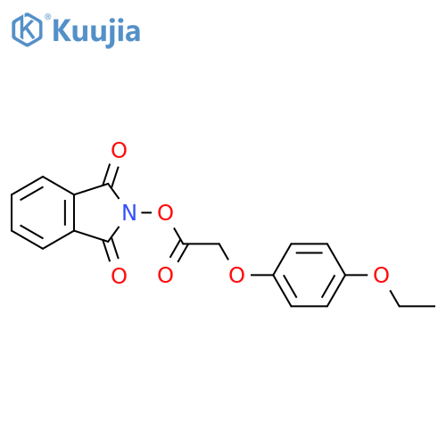 1,3-dioxo-2,3-dihydro-1H-isoindol-2-yl 2-(4-ethoxyphenoxy)acetate structure