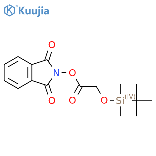 1,3-dioxo-2,3-dihydro-1H-isoindol-2-yl 2-[(tert-butyldimethylsilyl)oxy]acetate structure