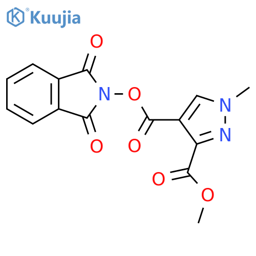 4-(1,3-dioxo-2,3-dihydro-1H-isoindol-2-yl) 3-methyl 1-methyl-1H-pyrazole-3,4-dicarboxylate structure