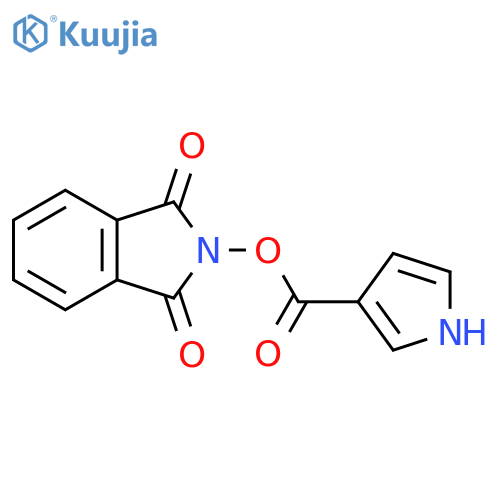 1,3-dioxo-2,3-dihydro-1H-isoindol-2-yl 1H-pyrrole-3-carboxylate structure