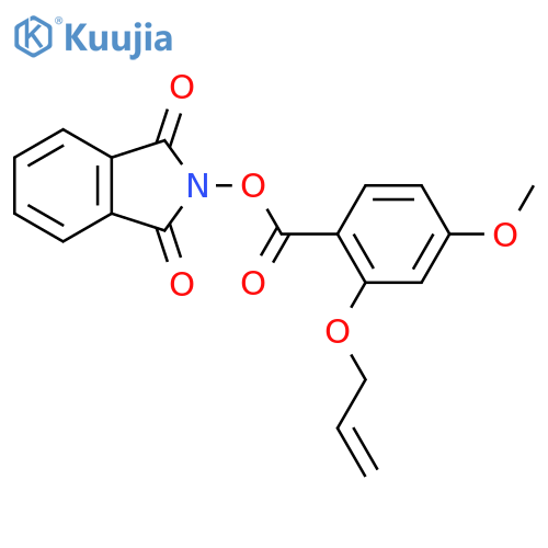 1,3-dioxo-2,3-dihydro-1H-isoindol-2-yl 4-methoxy-2-(prop-2-en-1-yloxy)benzoate structure