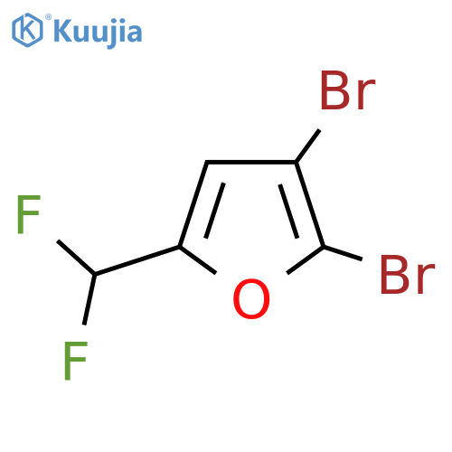 2,3-Dibromo-5-(difluoromethyl)furan structure