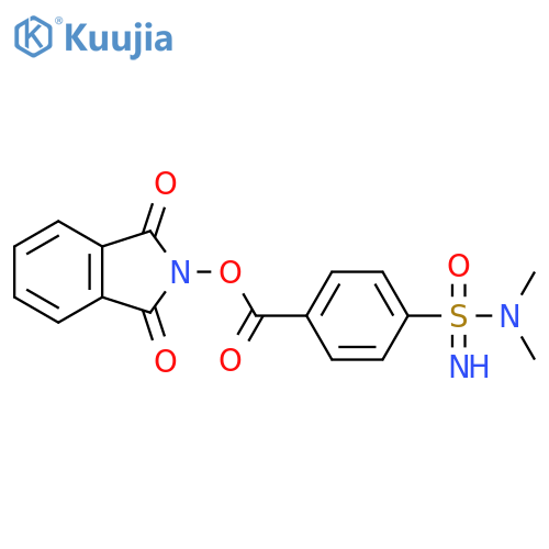 1,3-dioxo-2,3-dihydro-1H-isoindol-2-yl 4-(dimethyl-S-aminosulfonimidoyl)benzoate structure