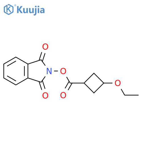 1,3-dioxo-2,3-dihydro-1H-isoindol-2-yl 3-ethoxycyclobutane-1-carboxylate structure