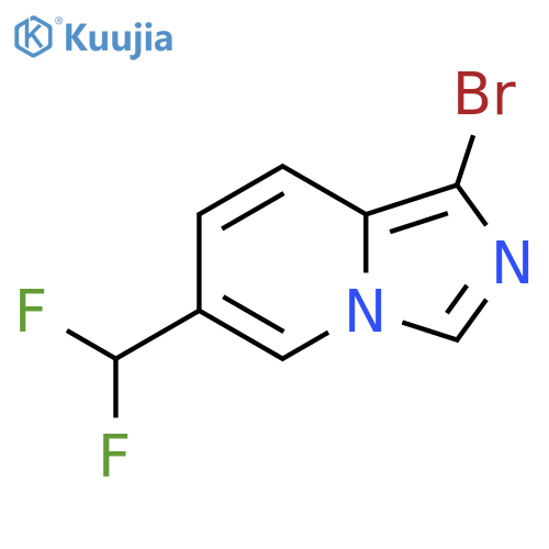 1-Bromo-6-(difluoromethyl)imidazo[1,5-a]pyridine structure
