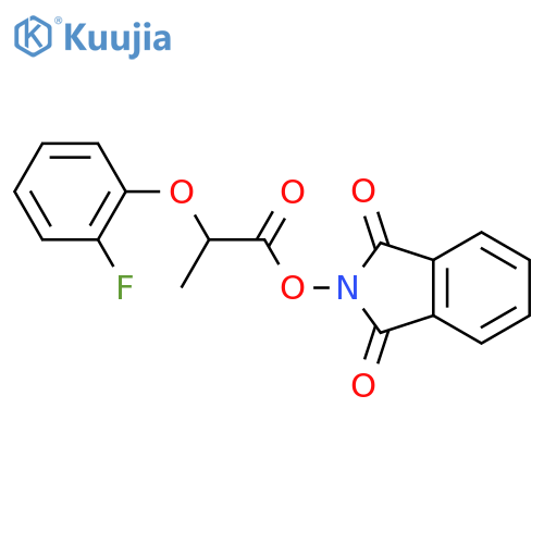 1,3-dioxo-2,3-dihydro-1H-isoindol-2-yl 2-(2-fluorophenoxy)propanoate structure