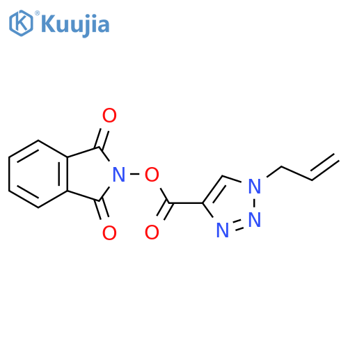1,3-dioxo-2,3-dihydro-1H-isoindol-2-yl 1-(prop-2-en-1-yl)-1H-1,2,3-triazole-4-carboxylate structure