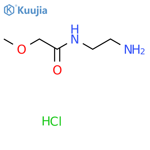 N-(2-Aminoethyl)-2-methoxyacetamide;hydrochloride structure