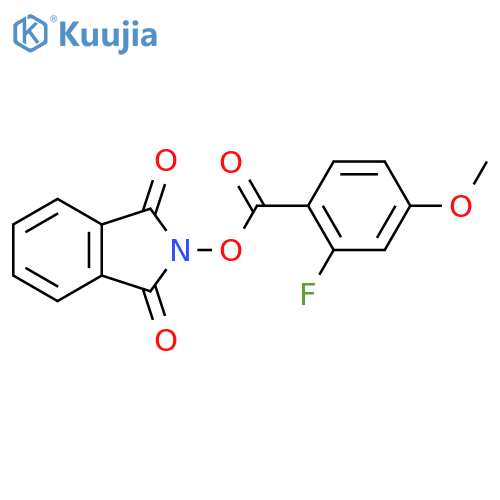 1,3-dioxo-2,3-dihydro-1H-isoindol-2-yl 2-fluoro-4-methoxybenzoate structure