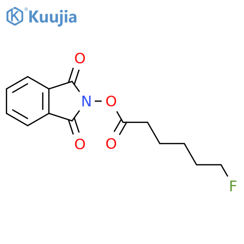 1,3-dioxo-2,3-dihydro-1H-isoindol-2-yl 6-fluorohexanoate structure