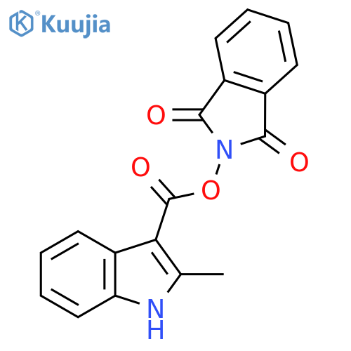 1,3-dioxo-2,3-dihydro-1H-isoindol-2-yl 2-methyl-1H-indole-3-carboxylate structure