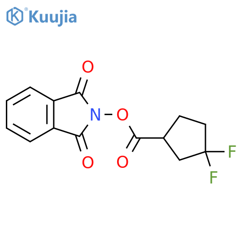 1,3-Dioxoisoindolin-2-YL 3,3-difluorocyclopentane-1-carboxylate structure