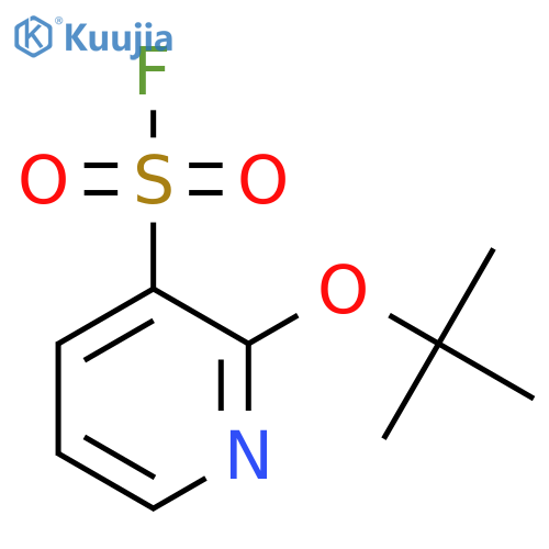 2-[(2-Methylpropan-2-yl)oxy]pyridine-3-sulfonyl fluoride structure