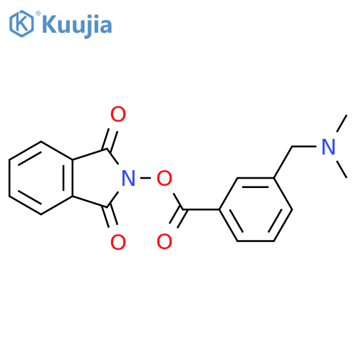 1,3-dioxo-2,3-dihydro-1H-isoindol-2-yl 3-[(dimethylamino)methyl]benzoate structure
