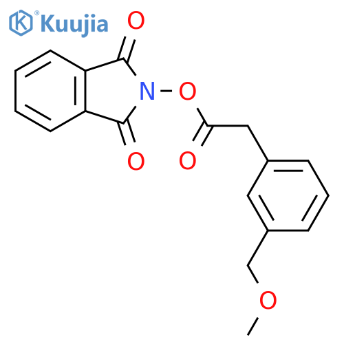 1,3-dioxo-2,3-dihydro-1H-isoindol-2-yl 2-[3-(methoxymethyl)phenyl]acetate structure