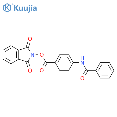 1,3-dioxo-2,3-dihydro-1H-isoindol-2-yl 4-benzamidobenzoate structure