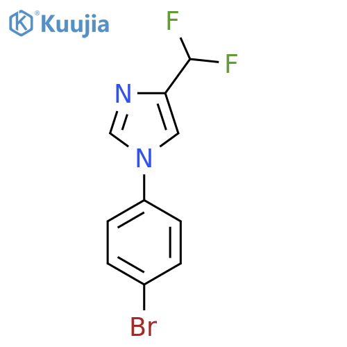 1-(4-Bromophenyl)-4-(difluoromethyl)imidazole structure