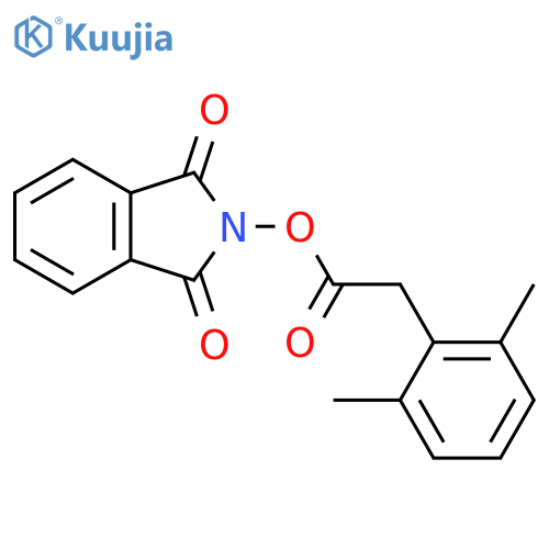 1,3-dioxo-2,3-dihydro-1H-isoindol-2-yl 2-(2,6-dimethylphenyl)acetate structure
