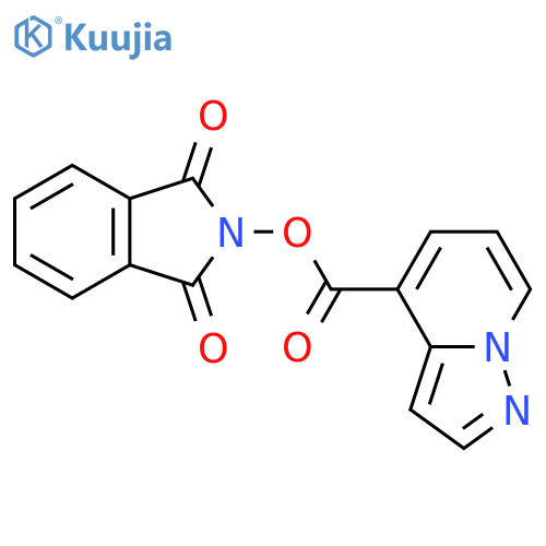 1,3-dioxo-2,3-dihydro-1H-isoindol-2-yl pyrazolo[1,5-a]pyridine-4-carboxylate structure