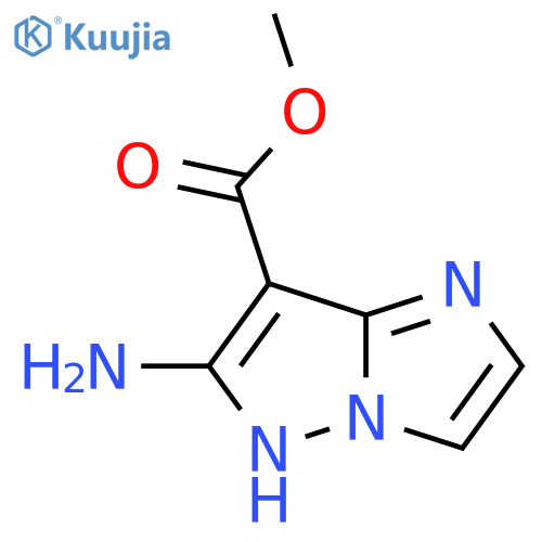 Methyl 6-amino-5H-imidazo[1,2-b]pyrazole-7-carboxylate structure