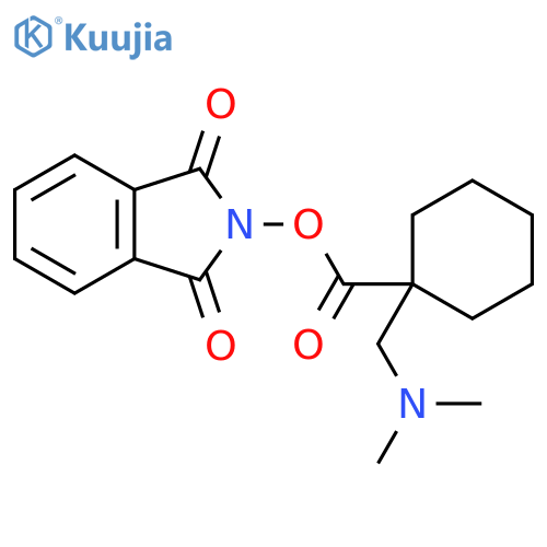 1,3-dioxo-2,3-dihydro-1H-isoindol-2-yl 1-[(dimethylamino)methyl]cyclohexane-1-carboxylate structure
