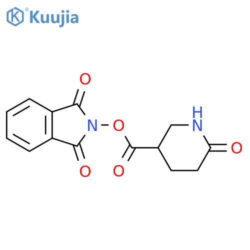 1,3-dioxo-2,3-dihydro-1H-isoindol-2-yl 6-oxopiperidine-3-carboxylate structure