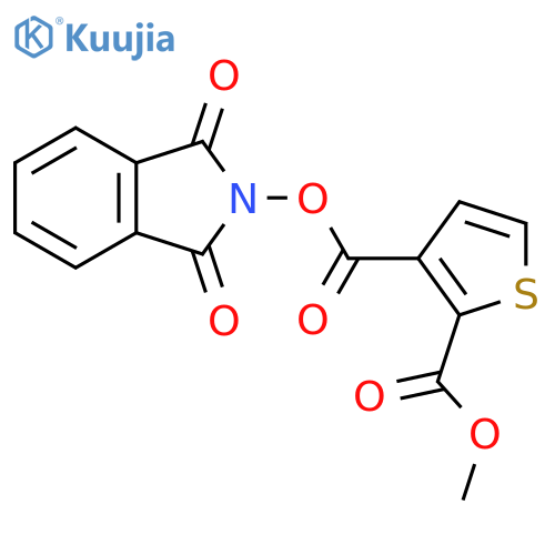 3-(1,3-dioxo-2,3-dihydro-1H-isoindol-2-yl) 2-methyl thiophene-2,3-dicarboxylate structure