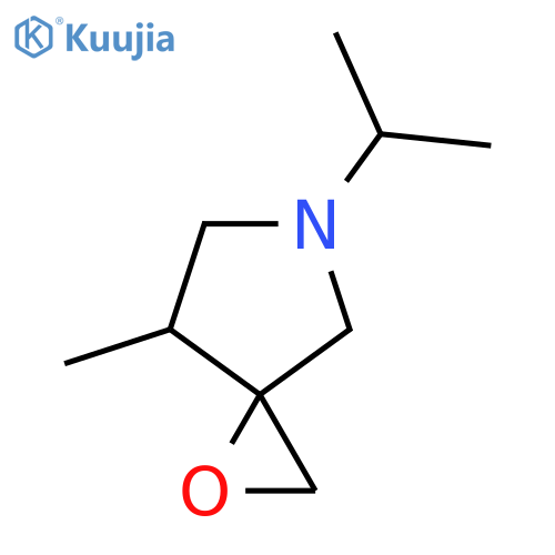4-Methyl-6-propan-2-yl-1-oxa-6-azaspiro[2.4]heptane structure