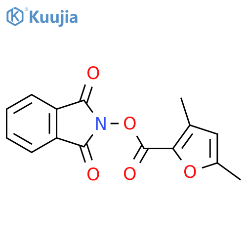 1,3-dioxo-2,3-dihydro-1H-isoindol-2-yl 3,5-dimethylfuran-2-carboxylate structure