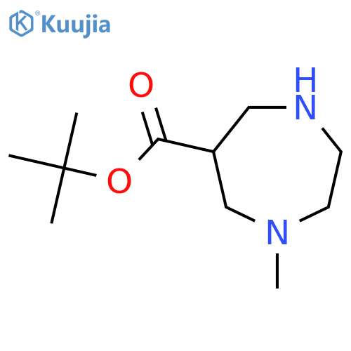 Tert-butyl 1-methyl-1,4-diazepane-6-carboxylate structure