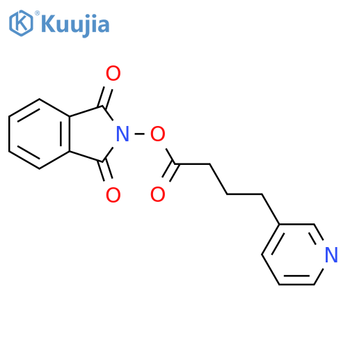 1,3-dioxo-2,3-dihydro-1H-isoindol-2-yl 4-(pyridin-3-yl)butanoate structure