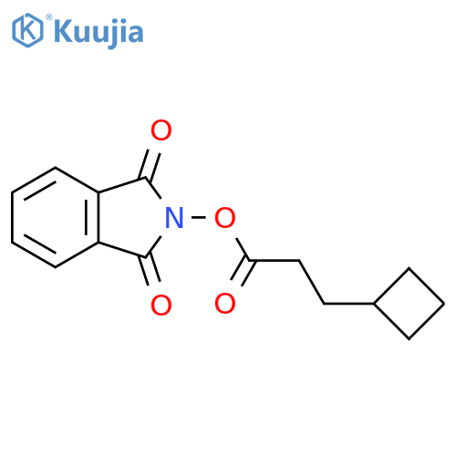 1,3-dioxo-2,3-dihydro-1H-isoindol-2-yl 3-cyclobutylpropanoate structure