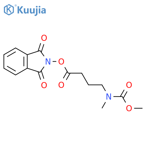 1,3-dioxo-2,3-dihydro-1H-isoindol-2-yl 4-[(methoxycarbonyl)(methyl)amino]butanoate structure