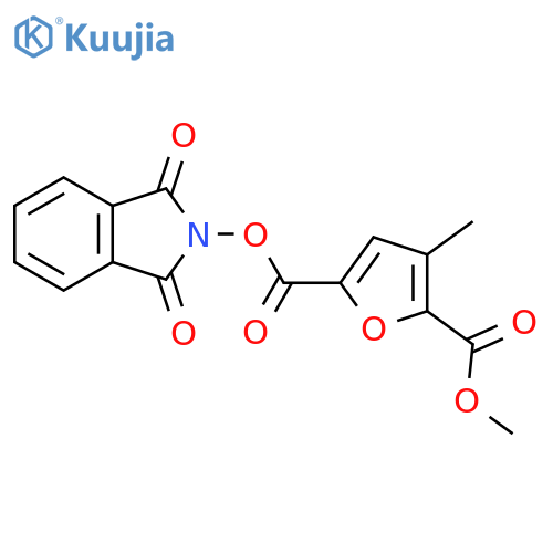 5-(1,3-dioxo-2,3-dihydro-1H-isoindol-2-yl) 2-methyl 3-methylfuran-2,5-dicarboxylate structure