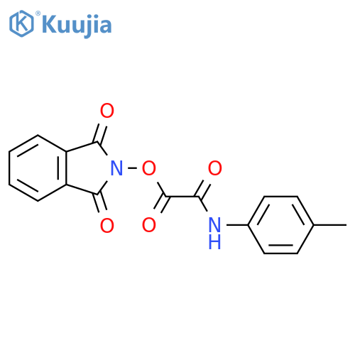 1,3-dioxo-2,3-dihydro-1H-isoindol-2-yl [(4-methylphenyl)carbamoyl]formate structure
