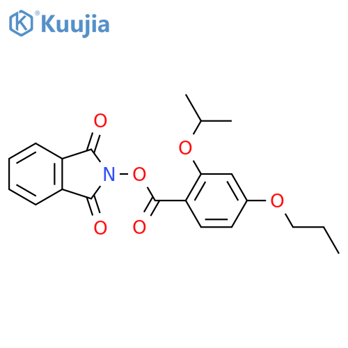 1,3-dioxo-2,3-dihydro-1H-isoindol-2-yl 2-(propan-2-yloxy)-4-propoxybenzoate structure