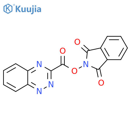 1,3-dioxo-2,3-dihydro-1H-isoindol-2-yl 1,2,4-benzotriazine-3-carboxylate structure