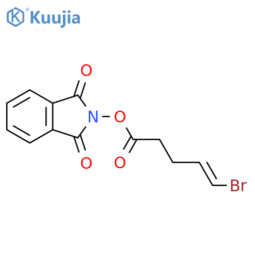 1,3-dioxo-2,3-dihydro-1H-isoindol-2-yl (4E)-5-bromopent-4-enoate structure