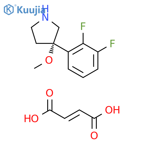 Pirepemat fumarate structure