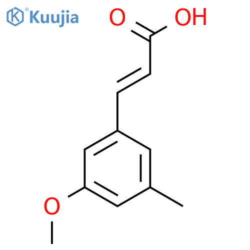 3-Methoxy-5-methylcinnamic acid structure