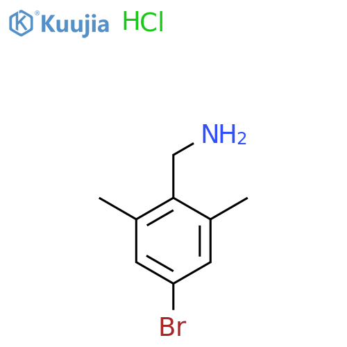 (4-Bromo-2，6-dimethylphenyl)methanaminehydrochloride structure