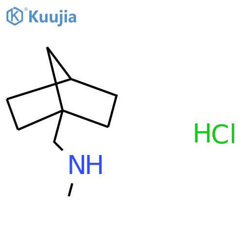 Bicyclo[2.2.1]heptane-1-methanamine, N-methyl-, hydrochloride (1:1) structure
