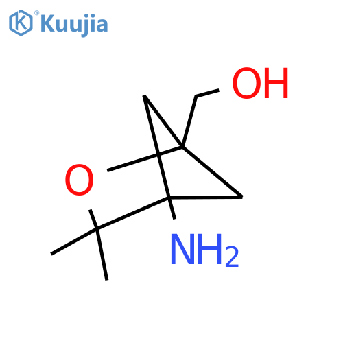 (4-Amino-3,3-dimethyl-2-oxabicyclo[2.1.1]hexan-1-yl)methanol structure