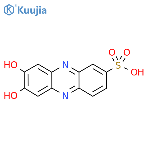 7,8-Dihydroxy-2-phenazinesulfonic acid structure