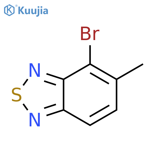 4-bromo-5-methyl-2,1,3-benzothiadiazole structure