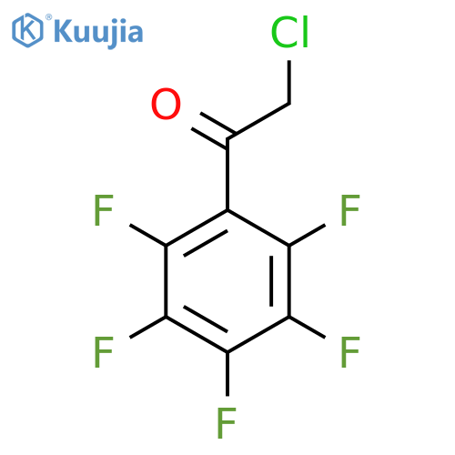 2-chloro-1-(pentafluorophenyl)ethan-1-one structure