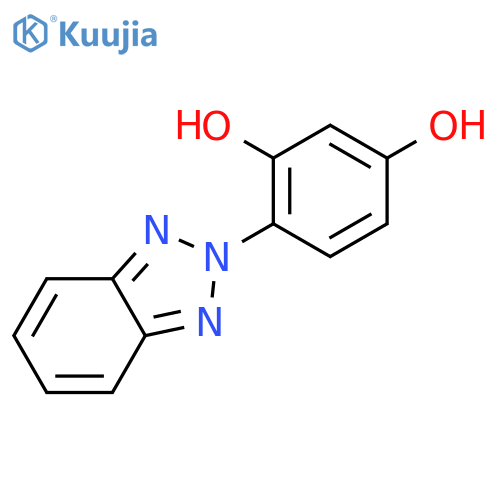4-(2H-Benzo[d][1,2,3]triazol-2-yl)benzene-1,3-diol structure