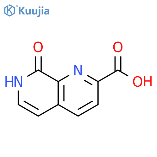 1,7-Naphthyridine-2-carboxylic acid, 7,8-dihydro-8-oxo- structure