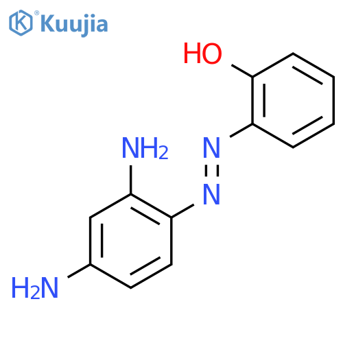 Phenol, 2-[(2,4-diaminophenyl)azo]- structure