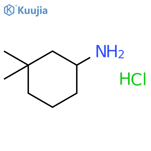 3,3-dimethylcyclohexanamine;hydrochloride structure